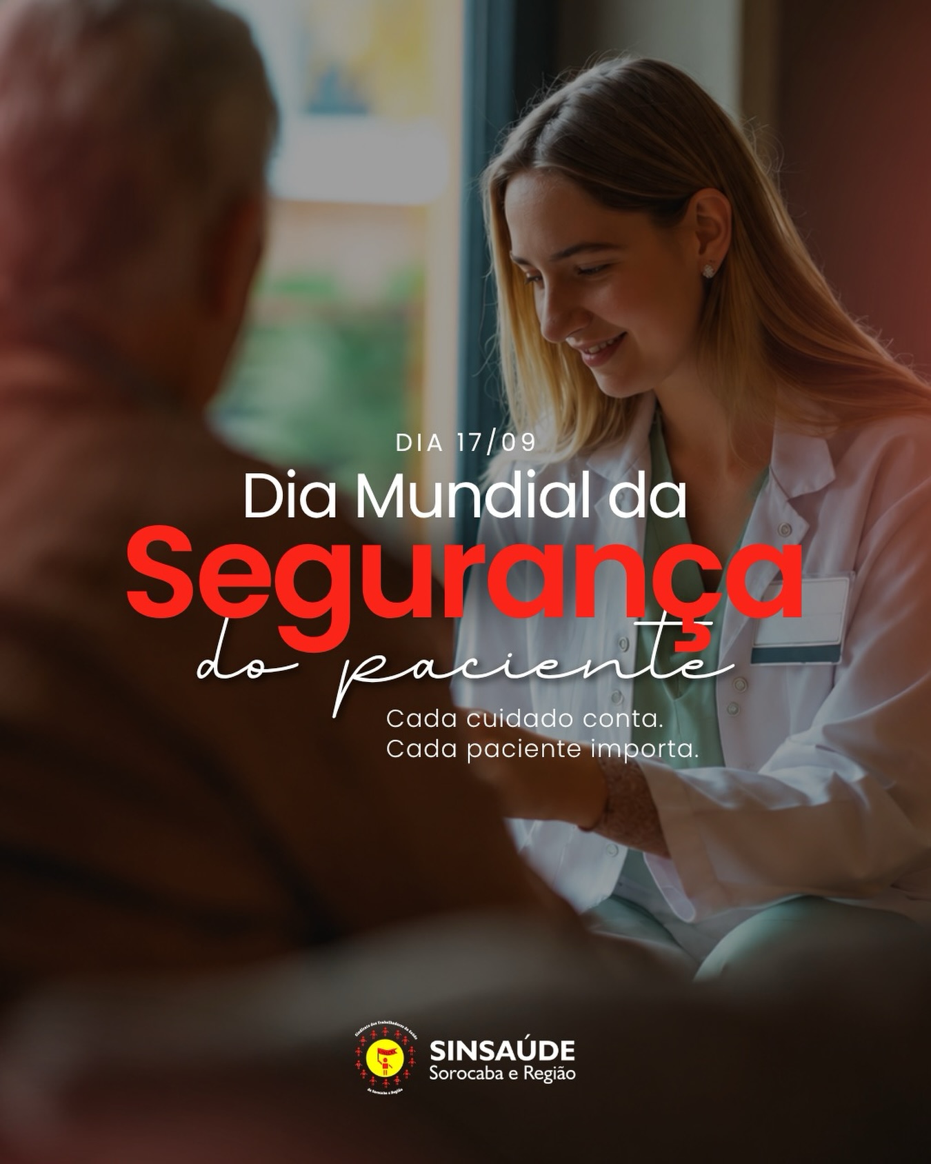 🩺 SEGURANÇA NÃO É APENAS UM PROTOCOLO. É PARTE DE CADA CUIDADO. Neste 17 de setembro, Dia Mundial da Segurança do Pacie…