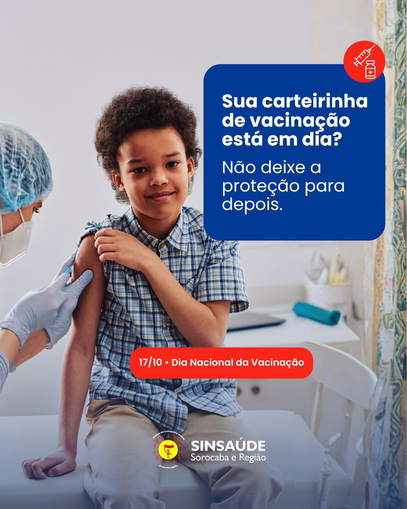 💉 Confira se a sua vacinação está em dia. Manter a proteção atualizada é uma atitude de cuidado individual e coletivo,…